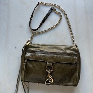 Rebecca Minkoff MAC Clutch  in Kiwi Green